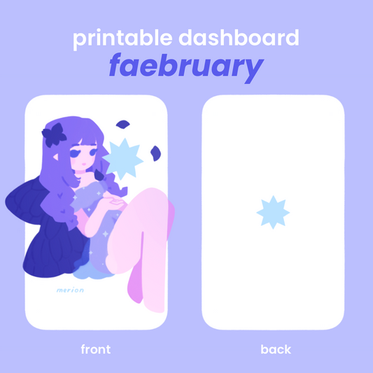 faebruary printables ✦ printable ring planner inserts and sticker sheets ✦ a5, filofax & franklin covey